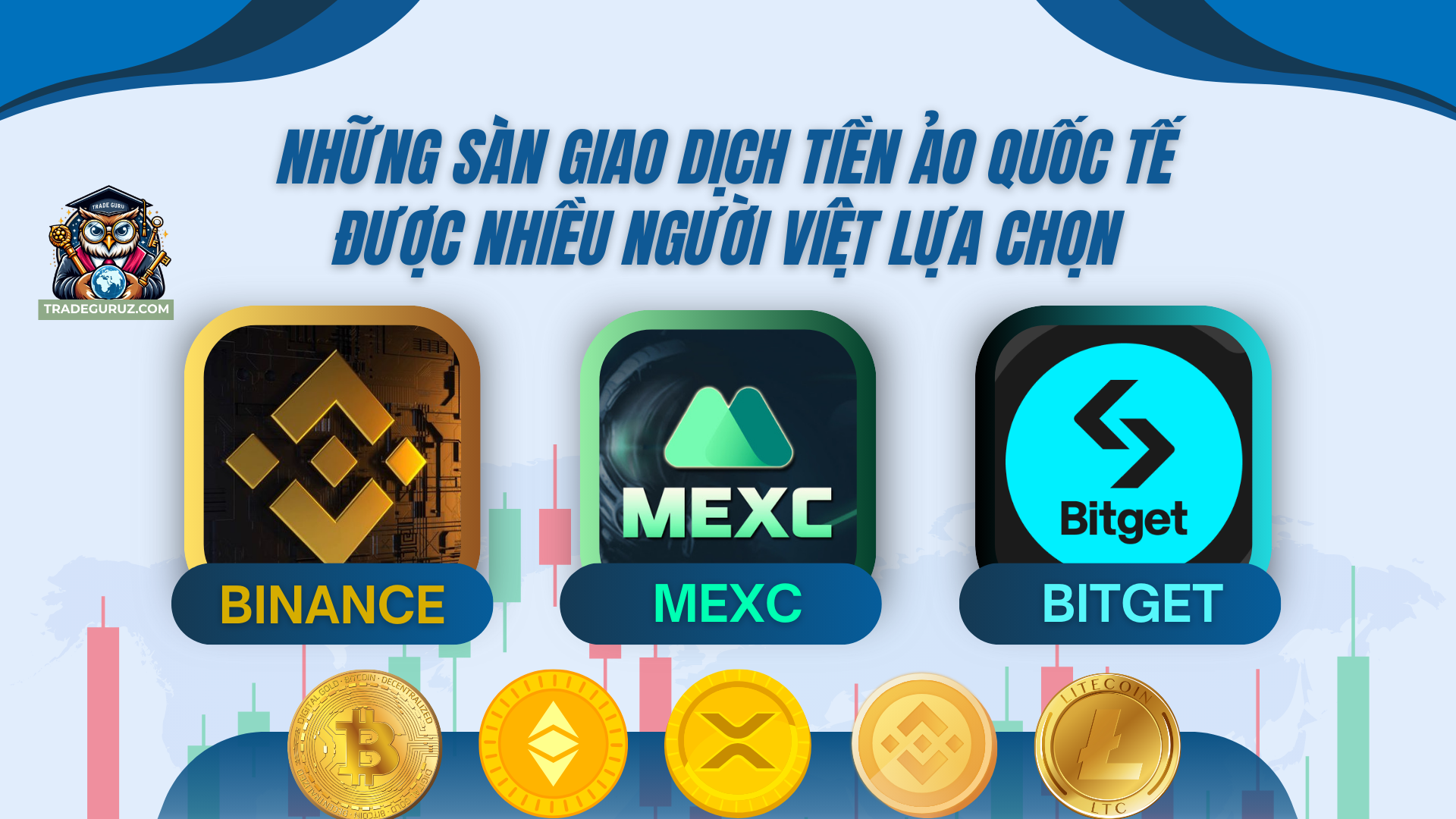 Những sàn giao dịch tiền ảo quốc tế được nhiều người Việt lựa chọn